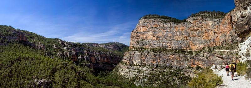 Cañones del Júcar (Jalance) con perro en Valencia