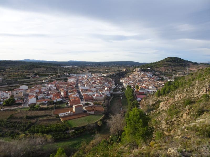Río Sellent (Bolbaite) con perro en Valencia
